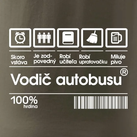 Čiarový kód - Vodič autobusu