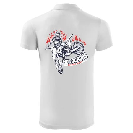 Motocross extreme sport fire