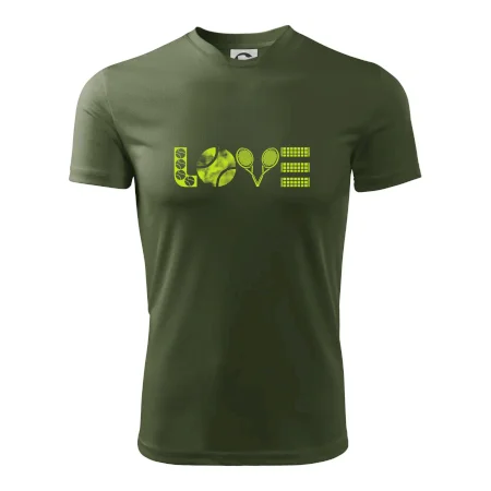 Tenis love nápis