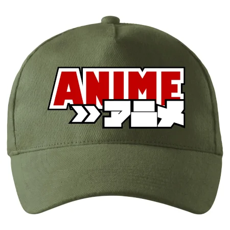 Anime nápis červený
