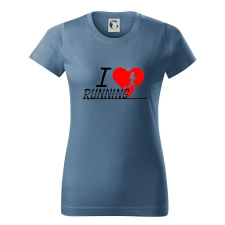 I love running dievča