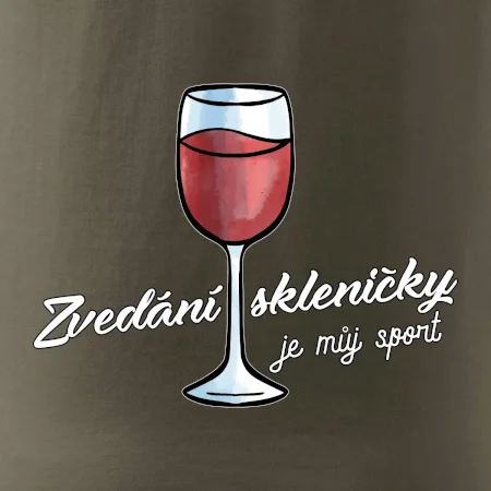 Zdvíhanie pohára je môj šport