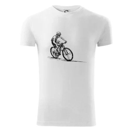 MTB kreslený cyklista