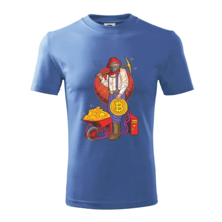 Baník ťaží Bitcoiny