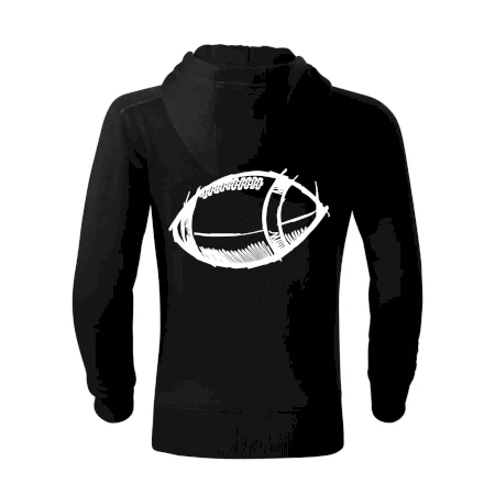 Americký futbal lopta skica