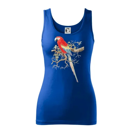 Papagáj  na listnatom strome