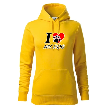 I love my dog - nápis