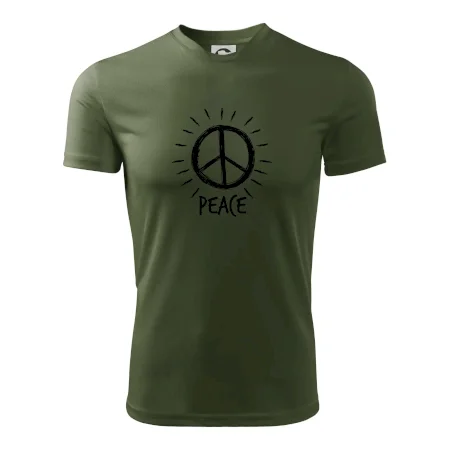 Peace symbol čiernobiely