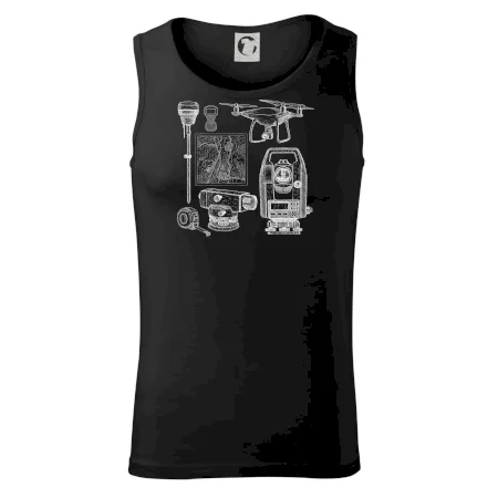 Geodet teodolit dron