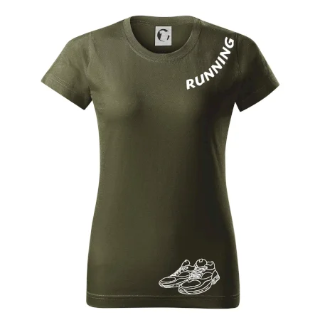 Running nápis šikmo