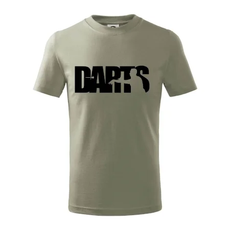 Darts - nápis so šípkarom