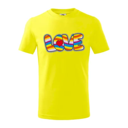 Love nápis dúhový