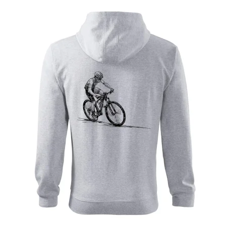 MTB kreslený cyklista