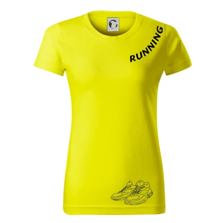 Running nápis šikmo
