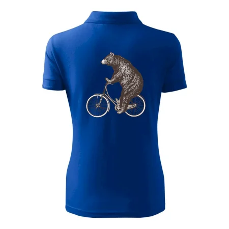 Medveď na bicykli