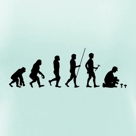 Evolúcia hubár muž