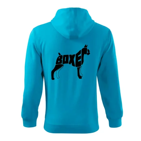 Boxer nápis v tele