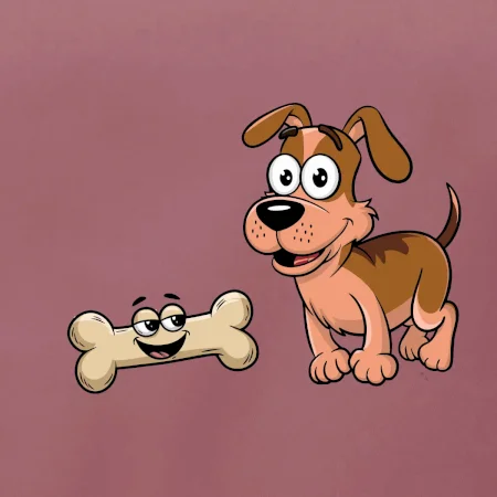 Parové tričko - Pes a kosť