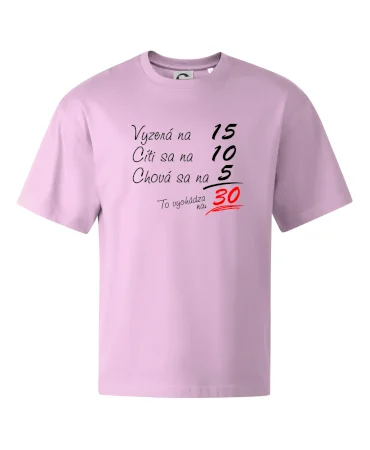 Vyzerá, cíti sa, chová sa - 30 rokov