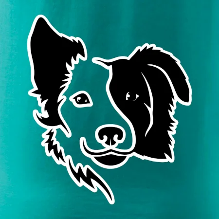 Border kólia obrys hlavy