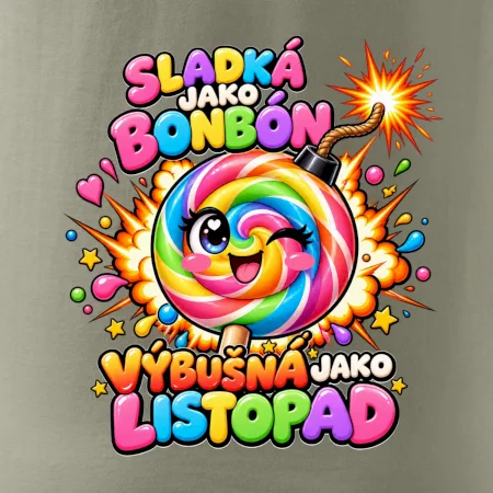 Sladké duhové lízátko s výbušnou náladou