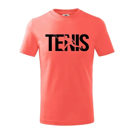 Tenis nápis silueta