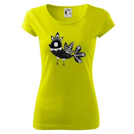 Vtáčik čiernobiely folklór