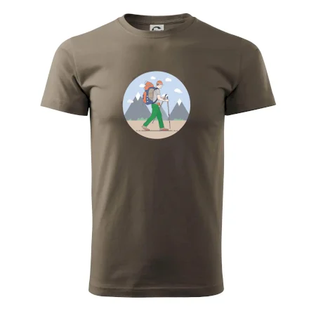 Farebný párový motív na hory