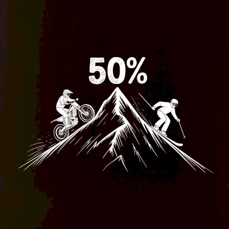 Narodeniny motorkár enduro a lyžiar 50