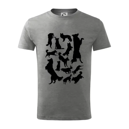 Border kólia siluety