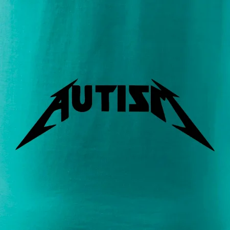 Autism rock nápis