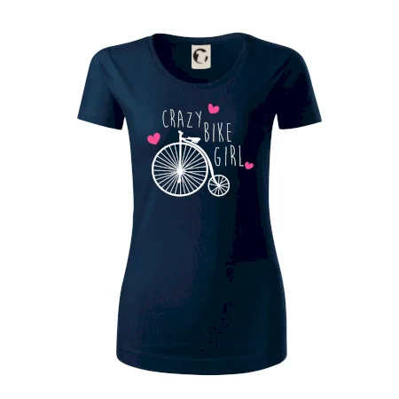 Crazy bike girl
