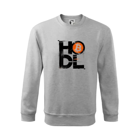 Hodl velký nápis a logo BTC