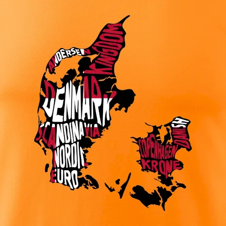 Mapy - názvy miest - Dánsko