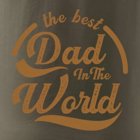 The best dad in the world - písacie