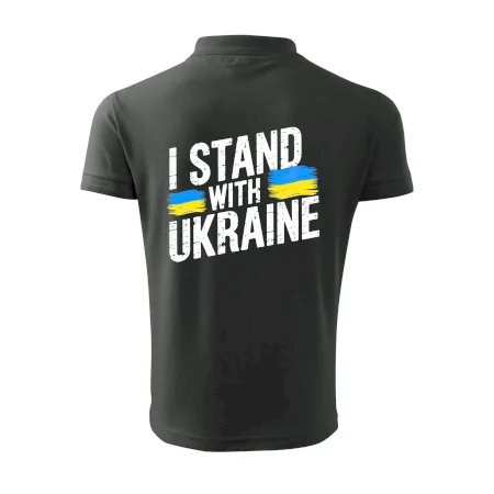 I stand with ukraine tlačiaci nápis