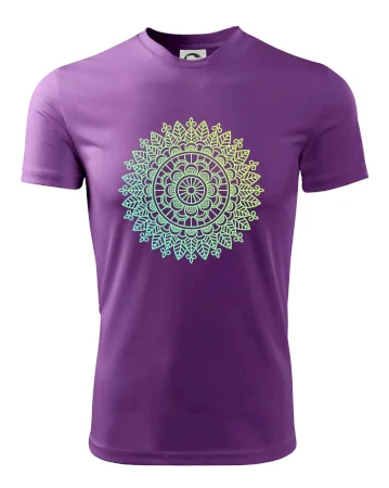 Mandala zelenožlutá