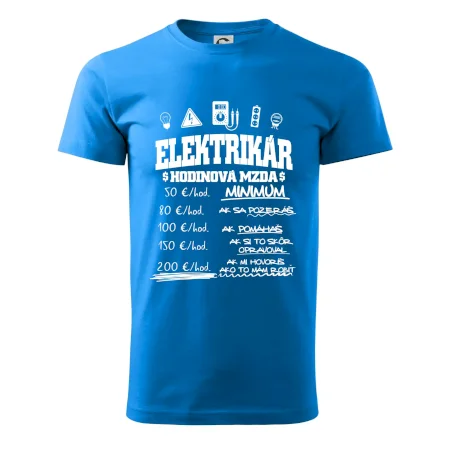 Hodinová mzda elektrikár