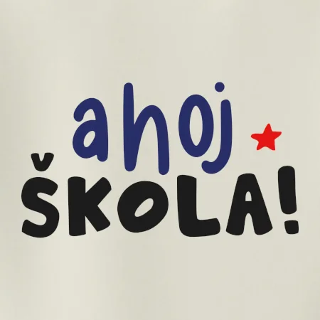 Ahoj škola farebné