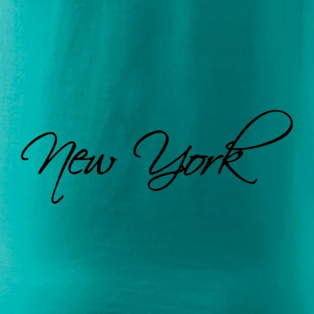 New York nápis písacím