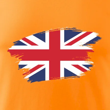 Britská vlajka roztrhaná