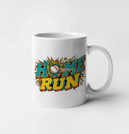 Home run komiksový nápis