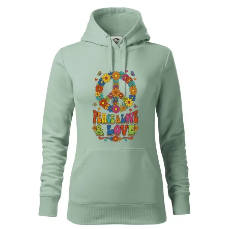 Peace and love - na výšku s květy
