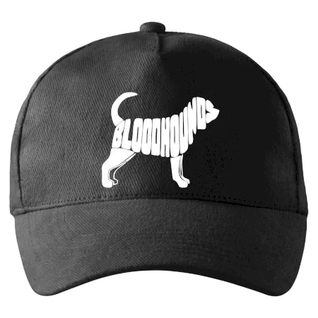 Bloodhound nápis v tele