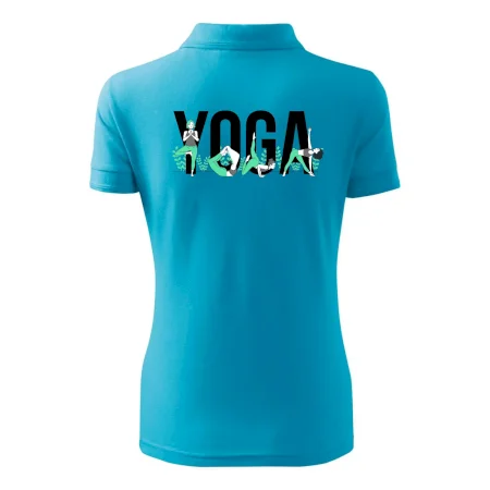 Yoga nápis farebný