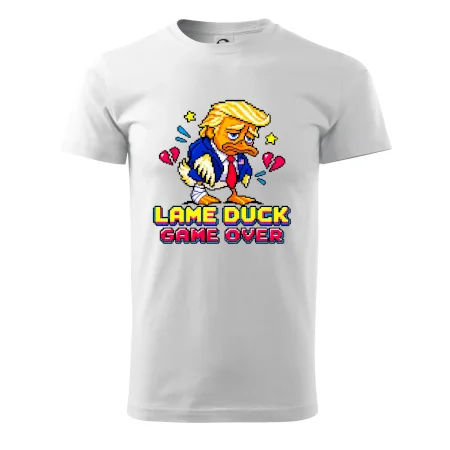 Trump lame duck pixel art game over