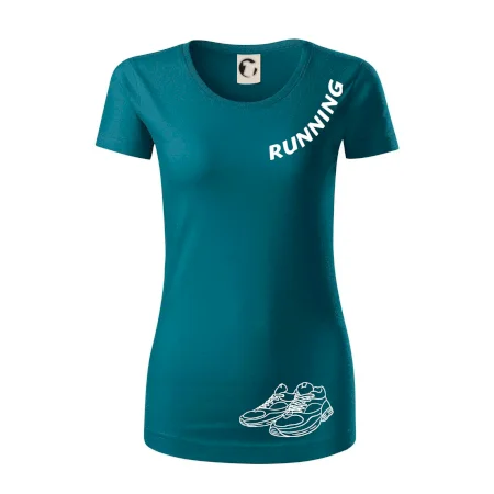 Running nápis šikmo