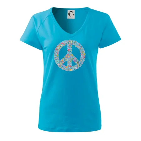Peace symbol lístočky