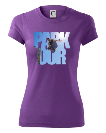 Parkour nápis nebo