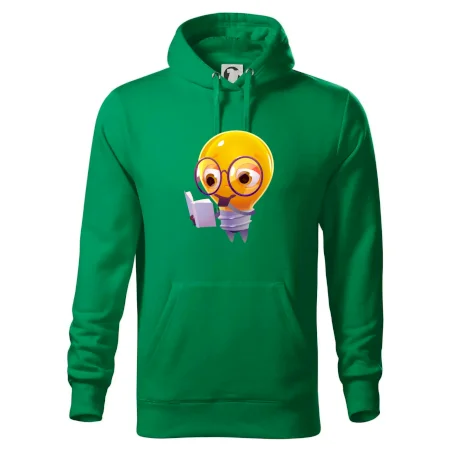 Žiarovka premýšľa nad knihou